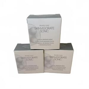 Lot of 3 Mary Kay Skinvigorate Sonic Facial Massage Replacement Head 135590 NIB
